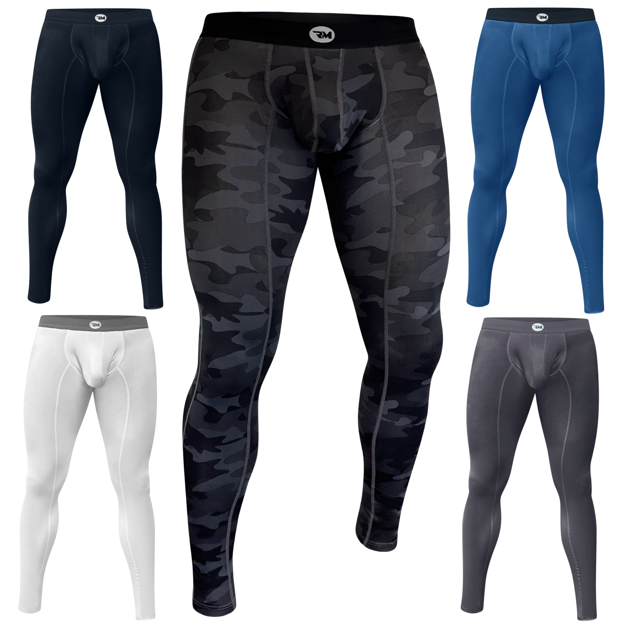 レッグウェア CHROME HEARTS Long Johns Mens Leggings Chrome Hearts Black Long Johns - Size L - 100% Authentic