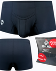 Nylon 3in Boxer Briefs V-Fly 1pk Black