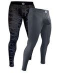 Nylon 28in Leggings No Fly 2pk Camo/Gray