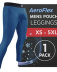 Nylon 28in Leggings No Fly 1pk Dark Blue