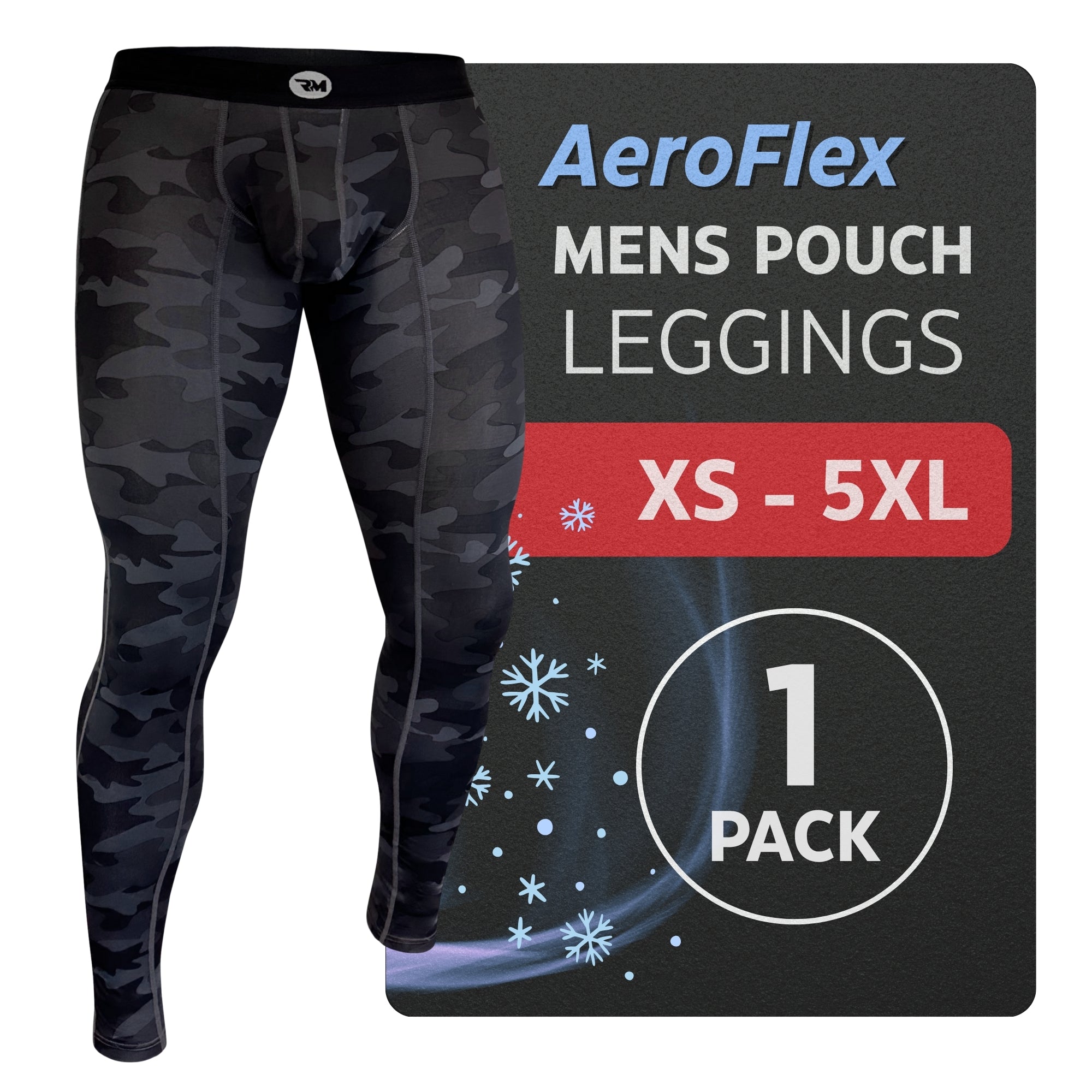 Nylon 28in Leggings No Fly 1pk Gray Camo – Real Men Apparel Company