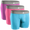3-Pack - Red/Purple/Sky Blue