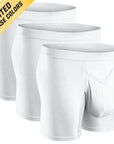 Modal 7in Boxer Briefs V-Fly 3pk White