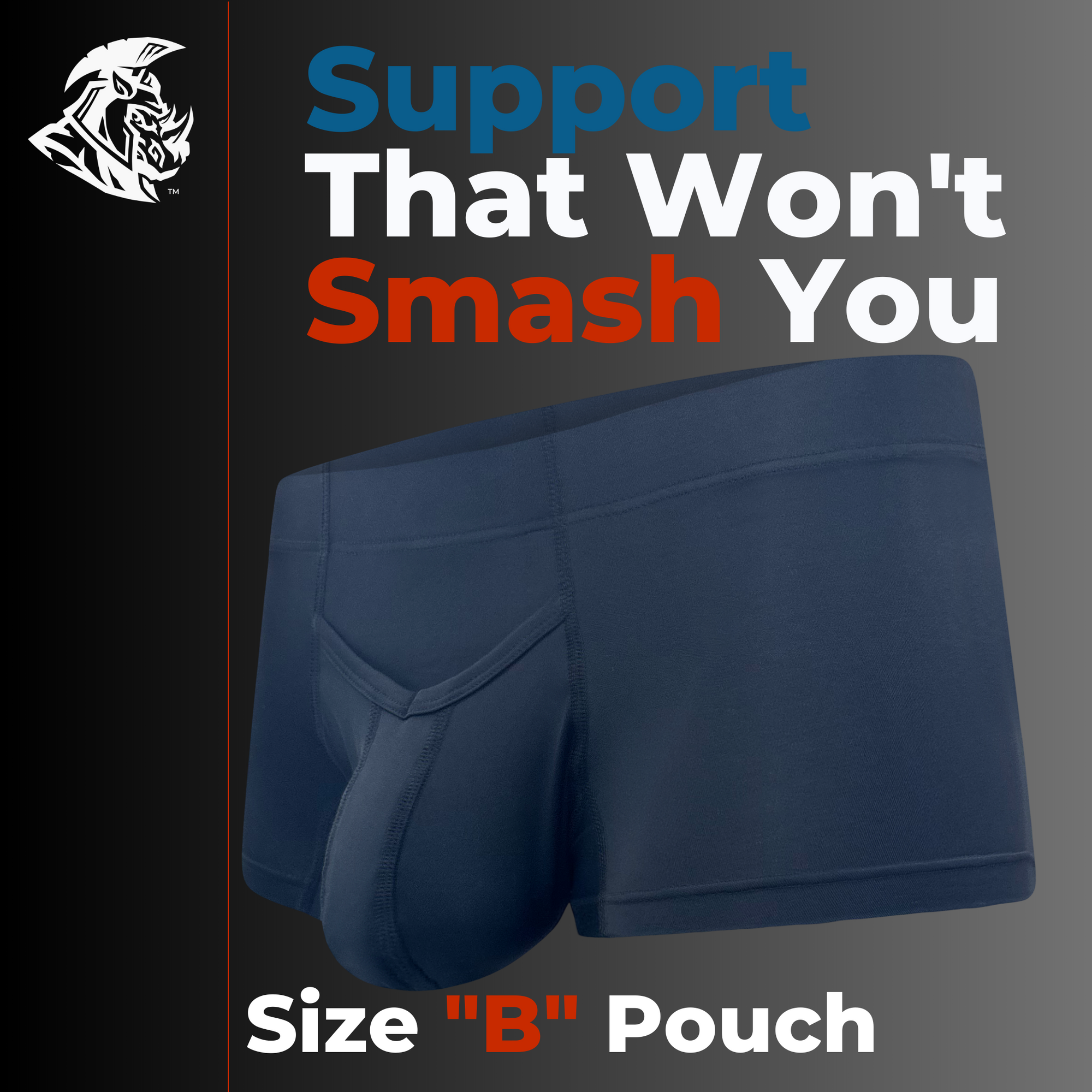 Nylon 3in Boxer Briefs V-Fly 4pk Black