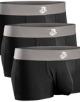 Modal 3in Boxer Briefs No Fly 3pk Black