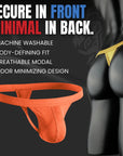 Tanga Modal 0in sin bragueta 3 unidades Oro/Ladrillo naranja/Arena