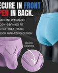 Modal 0in Briefs V-Fly 3pk Lavender/Aqua/Bright Blue