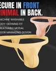 Tanga Modal 0in sin bragueta 3 unidades Glaseado limón/Nube Nimbus/Polvo durazno