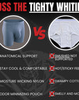 Nylon 6in Boxer Briefs No Fly 3pk Black/Blue/Gray
