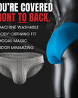 Bañadores de bikini de tiro bajo Modal 0in Sin abertura 3pk Negro/Azul/Gris