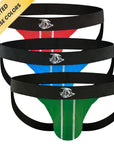 Modal 0in Jockstrap No Fly 3pk Green/Red/Blue