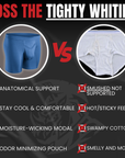 Modal 7in Boxer Briefs V-FLY 3pk Slate/Heather Gray/Blue
