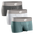 3-Pack - Heather Gray/Slate Gray/White