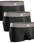 Modal 3in Boxer Briefs No Fly 3pk Black