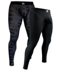 Nylon 28in Leggings No Fly 2pk Black/Camo