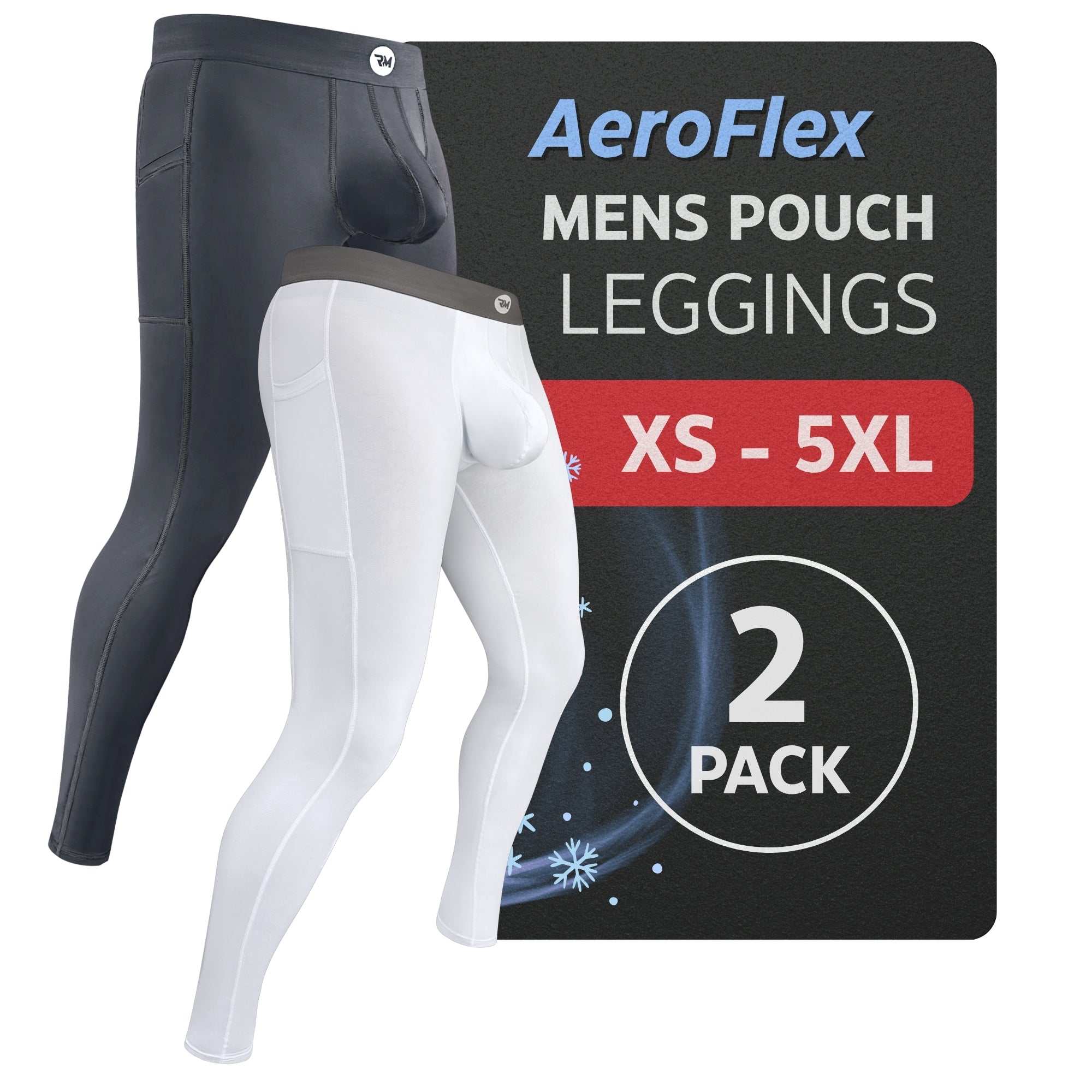 Nylon 28in Leggings No Fly 2pk Gray/White