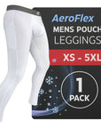 Nylon 28in Leggings No Fly 1pk White
