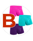 Modal 3in Boxer Briefs V-Fly 3pk Pink/Purple/Turquoise