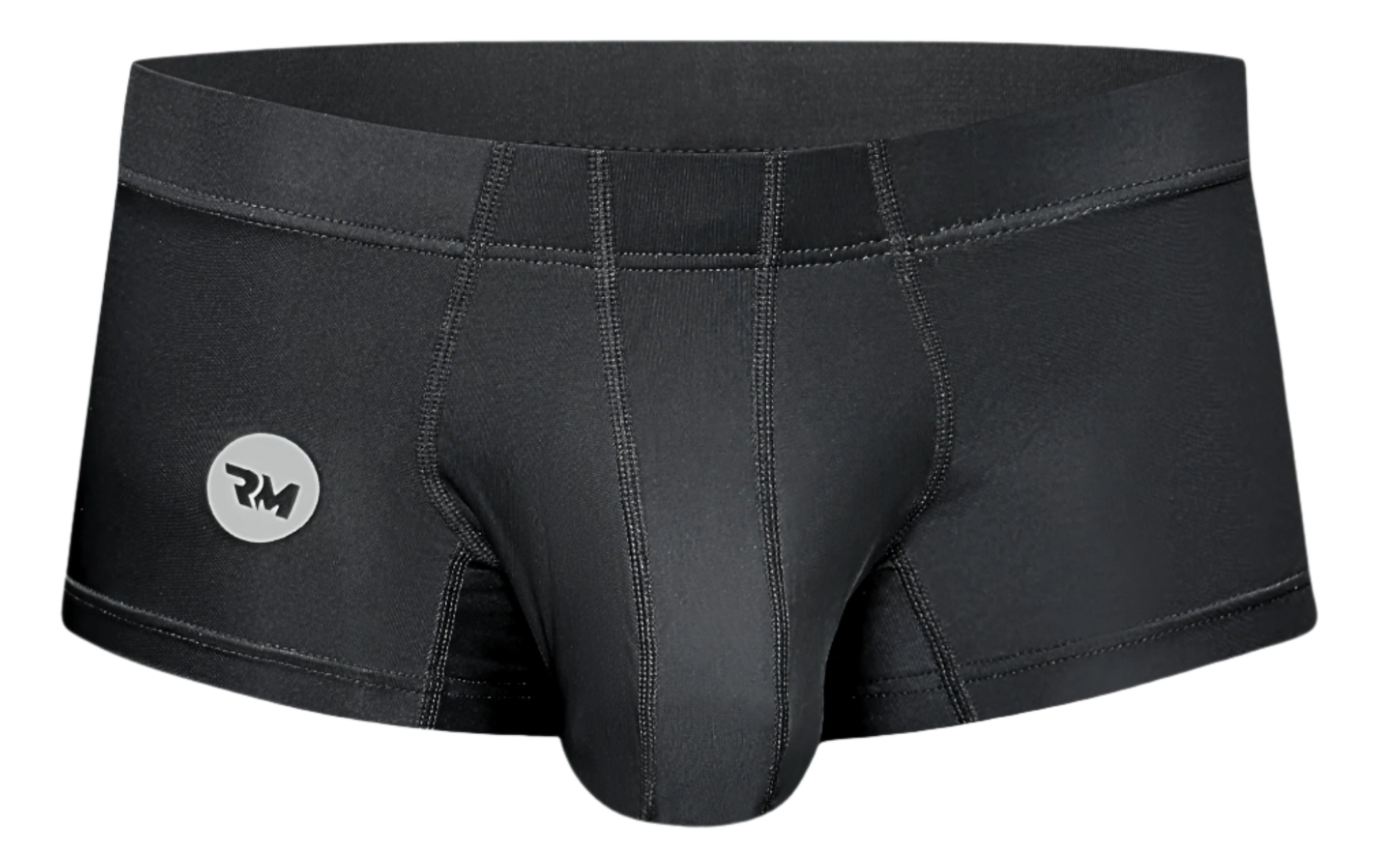 packer gear boxers Nylon 3in Boxer Briefs No Fly 1pk Black D / 3XL