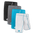 4-Pack - Black/Cyan/Gray/White