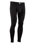 Brushed Nylon 28in Leggings Leggings V Fly 1pk Black