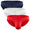3-Pack - Navy Blue/Red/White