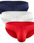 Modal 0in Low-Rise Bikini Briefs No Fly 3pk Navy Blue/Red/White