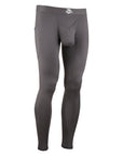 Brushed Nylon 28in Leggings Leggings V Fly 1pk Gray