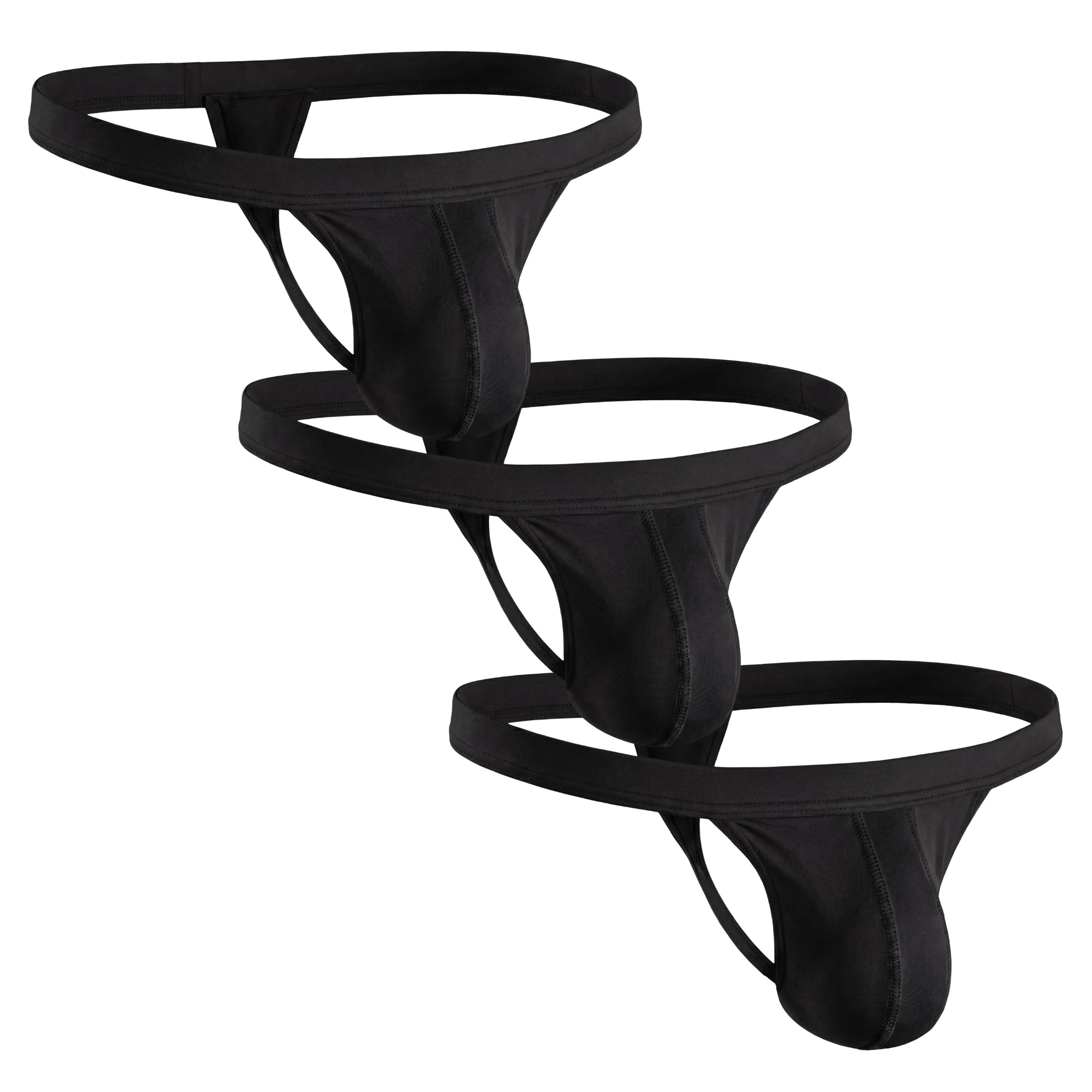 Modal 0in Thong No Fly 3pk Black