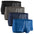 4-Pack - Black/Dark Blue/Gray/Light Blue