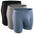 3 Pack - Black/Blue/Gray