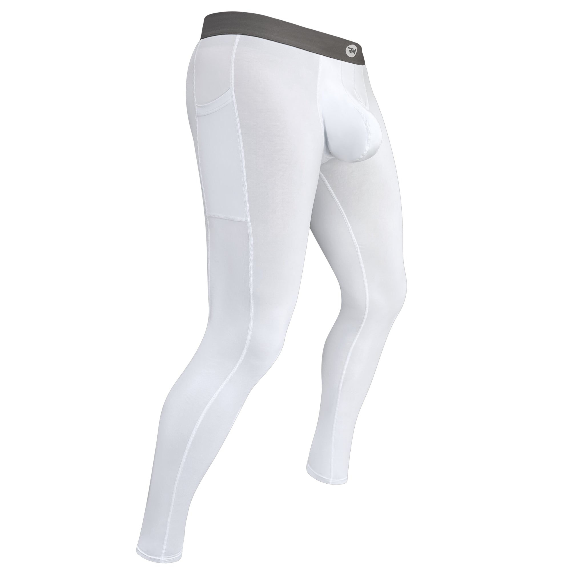 Nylon 28in Leggings No Fly 1pk White – Real Men Apparel Company