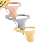 Modal 0in Thong No Fly 3pk Lemon Icing/Nimbus Cloud/Peach Dust