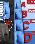 Nylon 0in Mesh Thong No Fly 3pk Black/Light Blue/Red