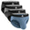 4 Pack - Black/Black/Blue/Gray