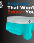 Modal 0in Briefs No Fly 3pk Pink/Purple/Turquoise