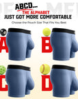 Bamboo 7in Boxer Briefs No Fly 4pk Black/Black/Blue/Gray