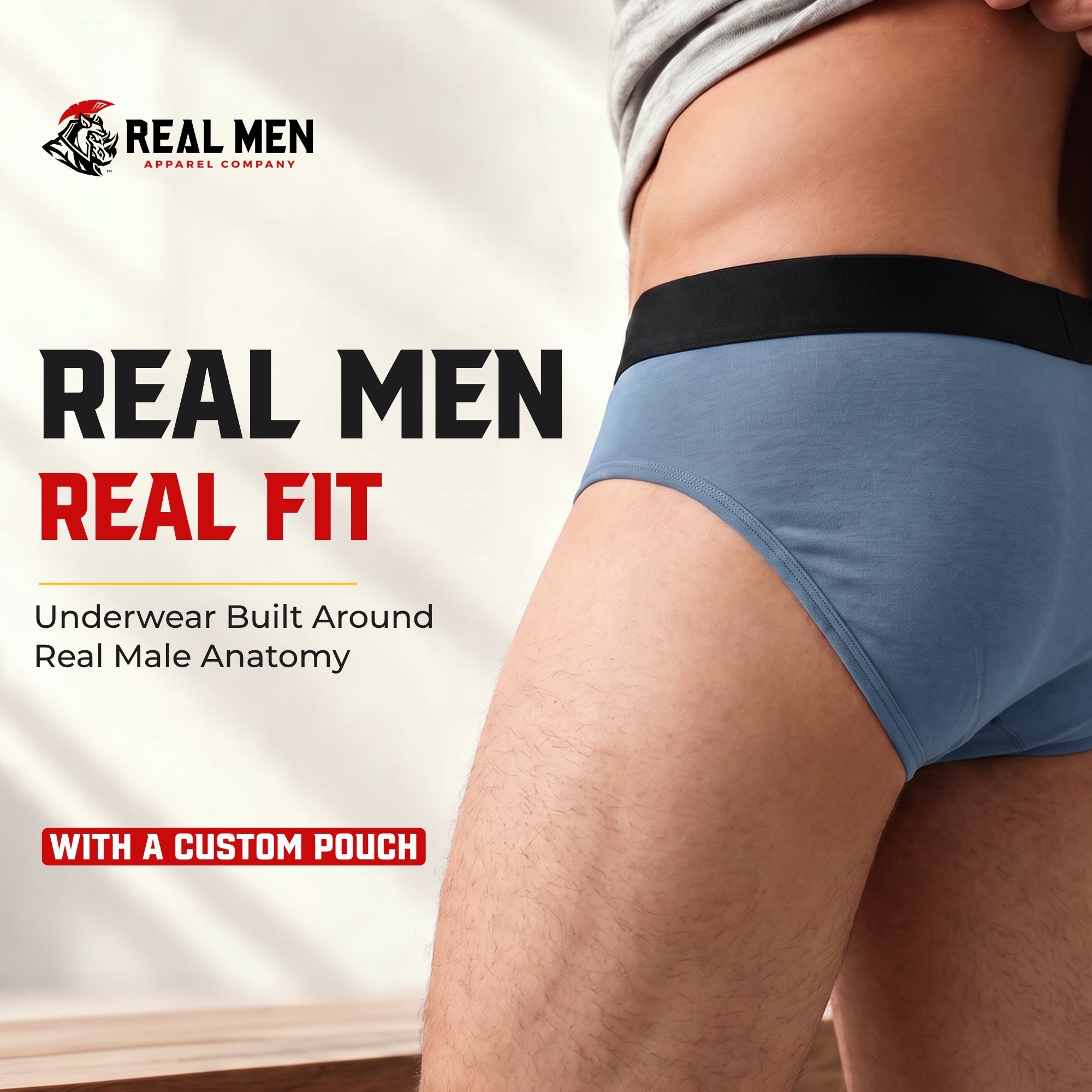 Bamboo 0in Briefs V-Fly 4pk Black/Black/Blue/Gray