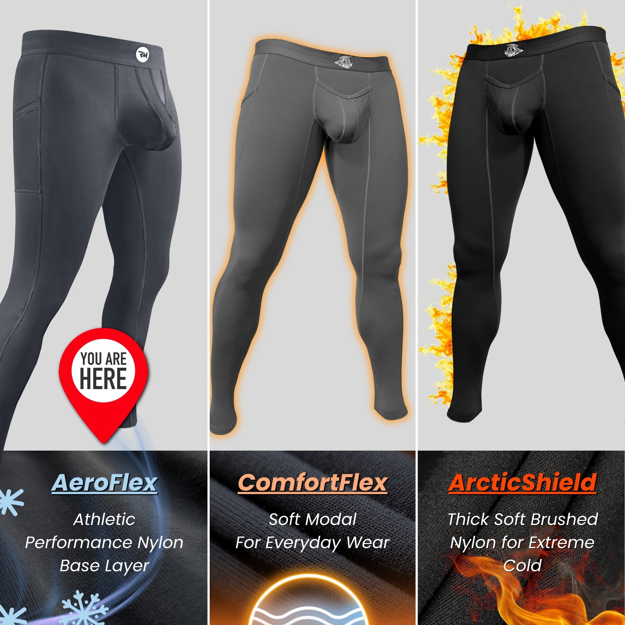 Nylon 28in Leggings No Fly 2pk Gray/White