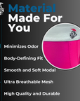 Modal 0in Briefs No Fly 3pk Pink/Purple/Turquoise