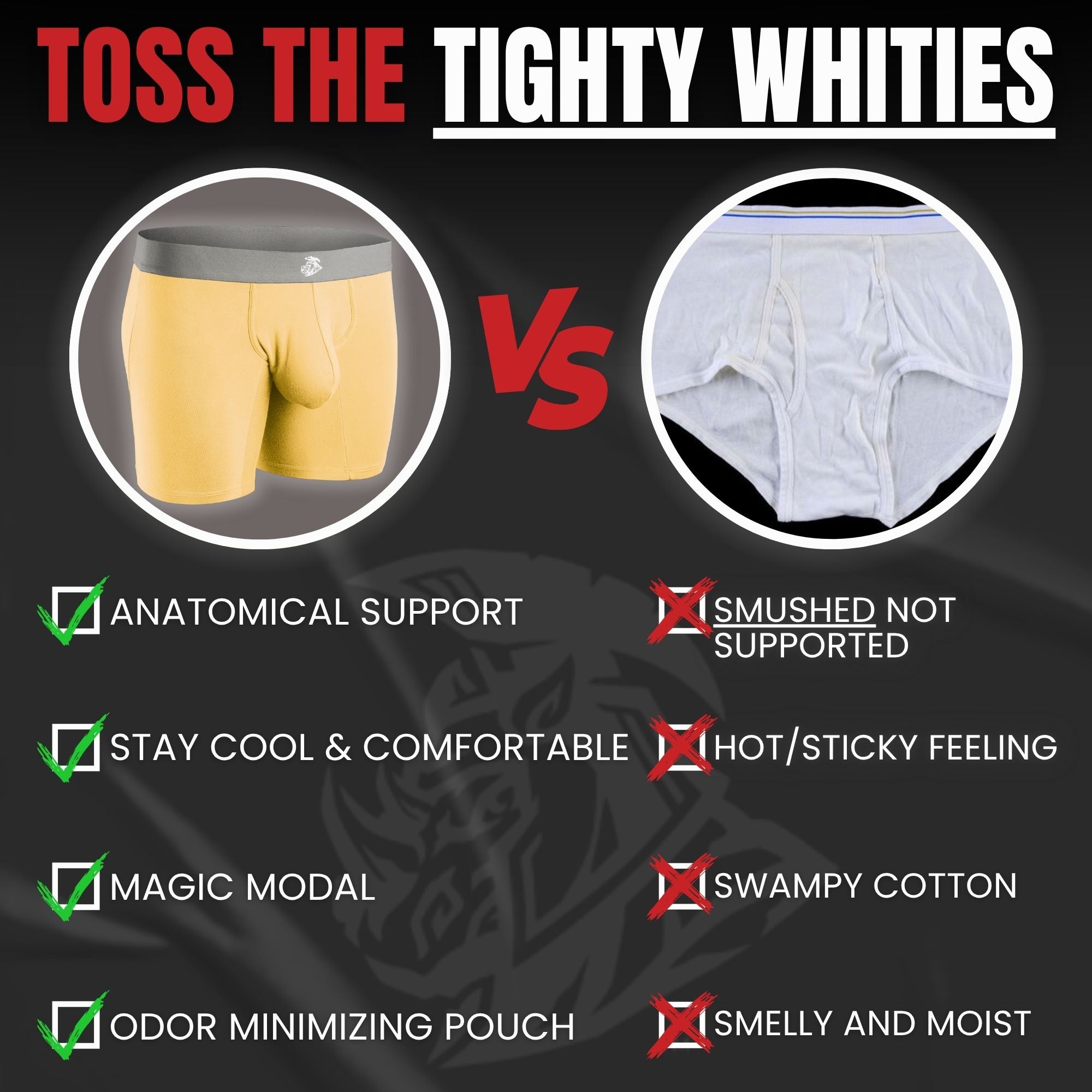 Modal 7in Boxer Briefs No Fly 3pk Lemon Icing/Nimbus Cloud/Peach Dust