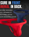 Modal 0in Thong No Fly 3pk Navy Blue/Red/White