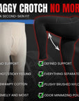 Brushed Nylon 28in Leggings V Fly 1pk Black