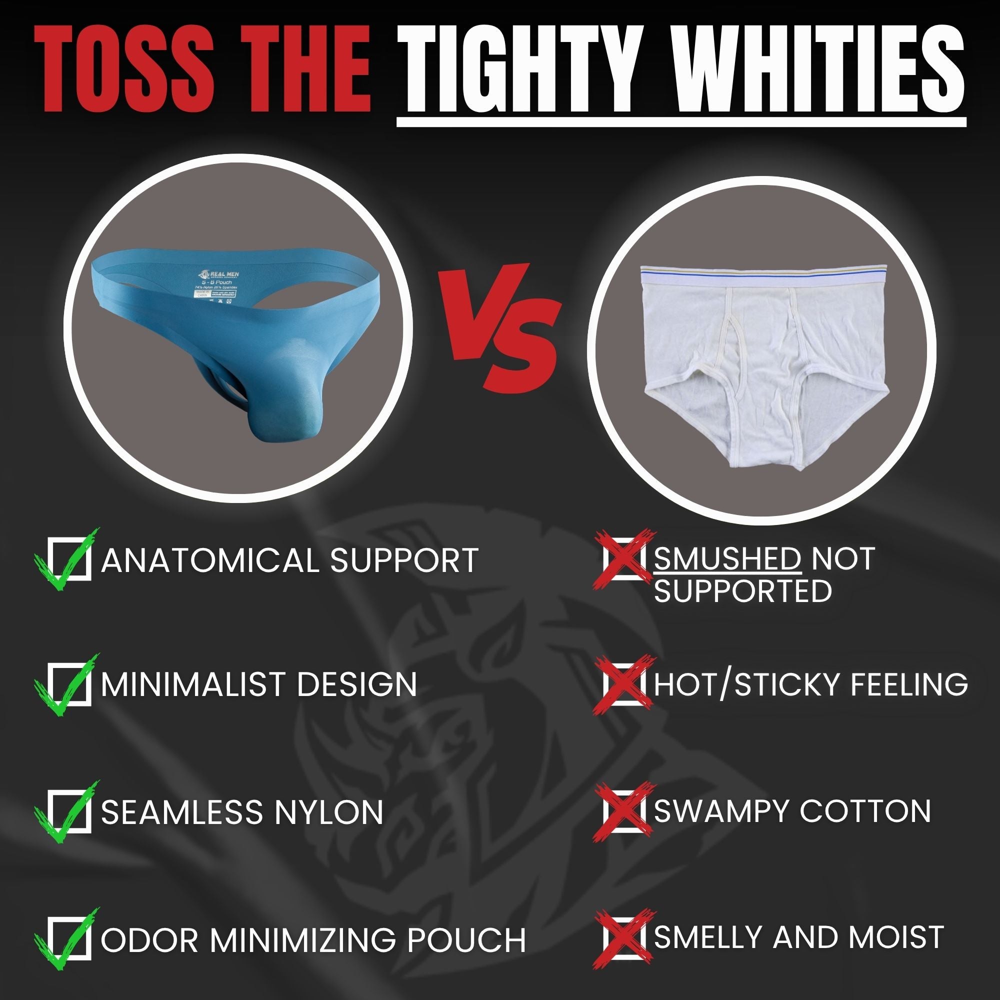 Tanga de nailon sin costuras 0in sin abertura 3pk negro/crepúsculo/rojo piedra