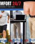 Modal 7in Boxer Briefs V-Fly 3pk Lemon Icing/Nimbus Cloud/Peach Dust