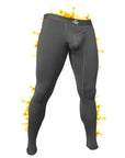 Brushed Nylon 28in Leggings V Fly 1pk Gray