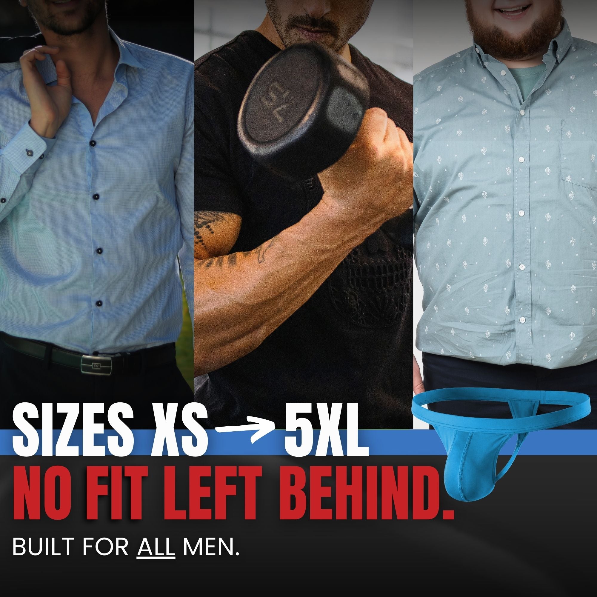 Modal 0in Thong No Fly 3pk Green/Red/Blue