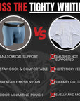 Nylon 7in Boxer Briefs No Fly 6pk Black/Blue/Gray