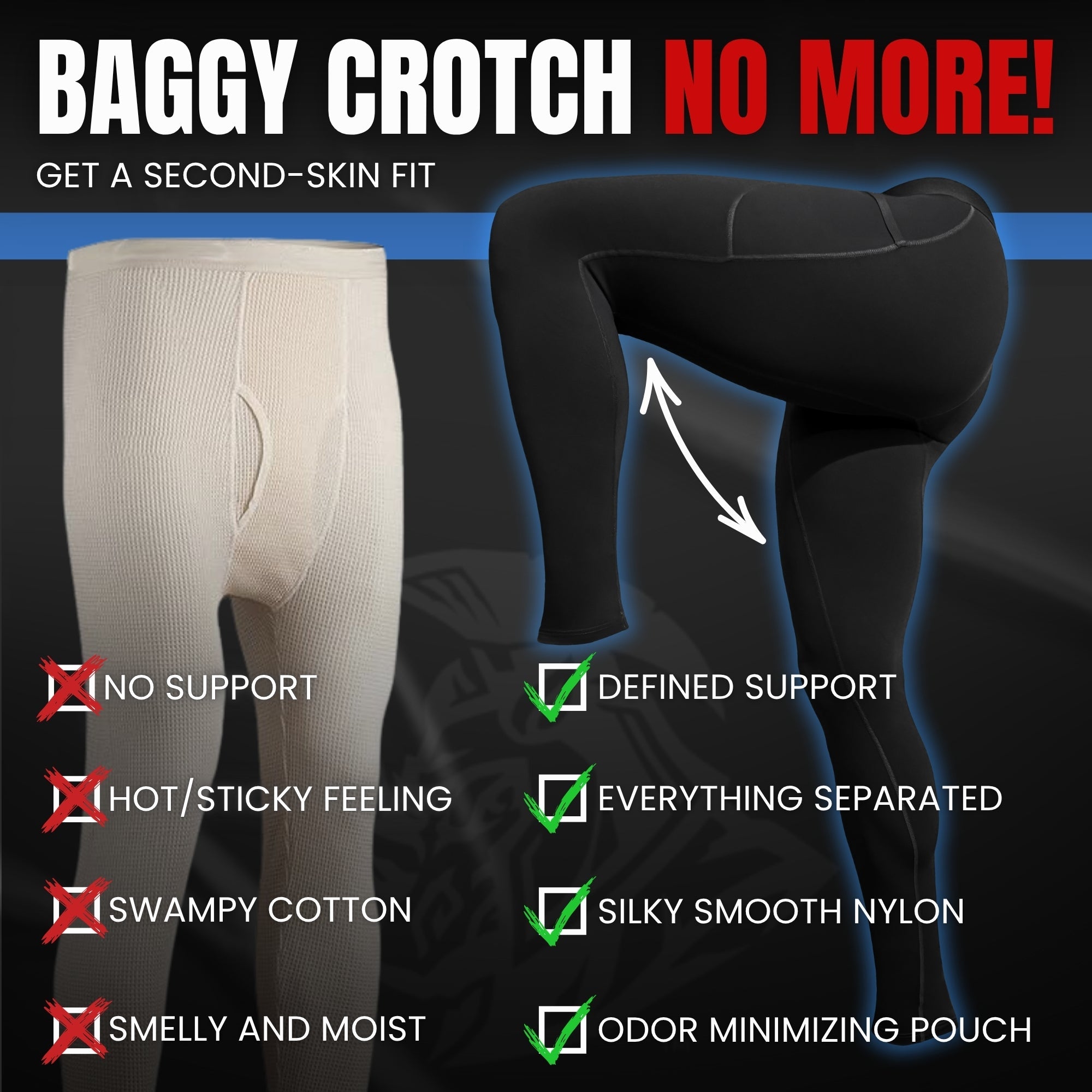 Nylon 28in Leggings No Fly 1pk White