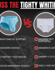 Modal 0in Briefs V-Fly 3pk Lavender/Aqua/Bright Blue